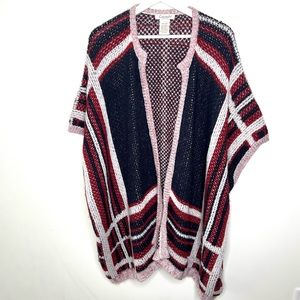 Cocogio Open Front Cardigan  Wool Blend